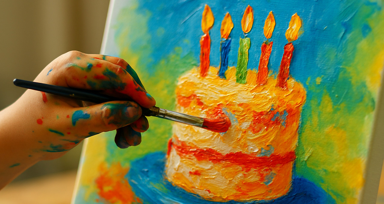 Kindergeburtstag Hamburg Malen